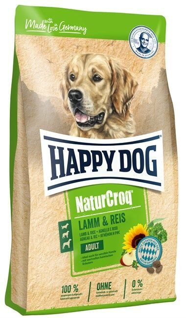 Happy Dog NaturCroq Lamm&Rei ягнёнок с рисом 15 кг